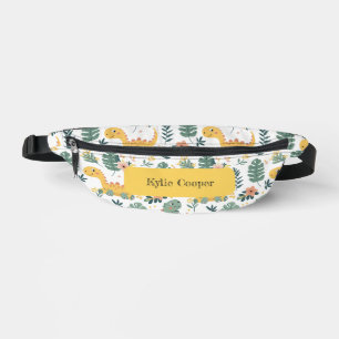 Cute Baby Dinosaurs Custom Kids' Bum Bags