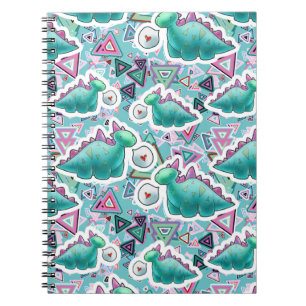 Cute Baby Dinosaurs Pattern Notebook