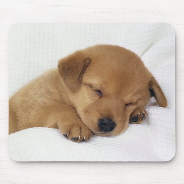 Cute Baby Dog Mouse Pad (Front)