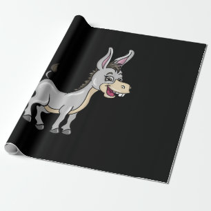Cute Baby Donkey   Cute Animal Lover Gifts Wrapping Paper