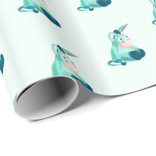 Cute Baby Donkey Funny Wrapping Paper