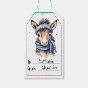 Cute Baby Donkey Gift Tags
