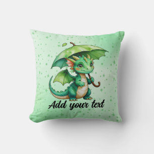 Cute Baby Dragon Fantasy Pillow