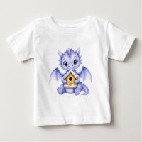 Cute Baby Dragon Gingerbread House