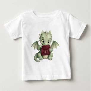 Cute Baby Dragon with Red Envelope Kids T-Shirt