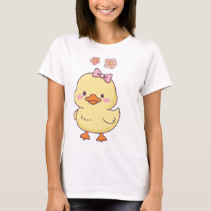 Cute Baby Duck Girl T-Shirt