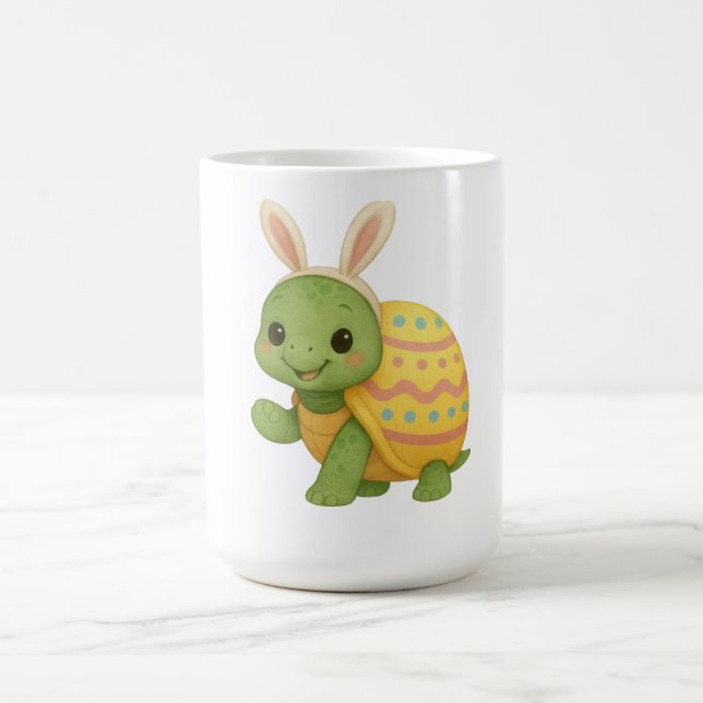Cute baby Easter/Spring Turtle Coffee Mug (Center)