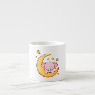 Cute baby elephant  espresso cup