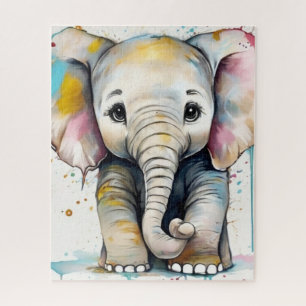 Cute baby elephant Puzzle