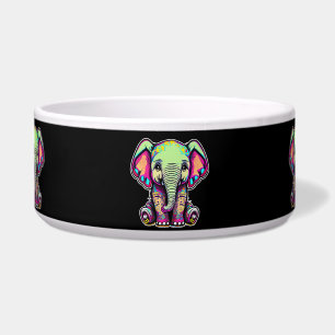 Cute Baby Elephant sitting digital illustration
