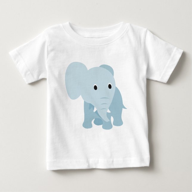 Cute Baby Elephant T-Shirt (Front)