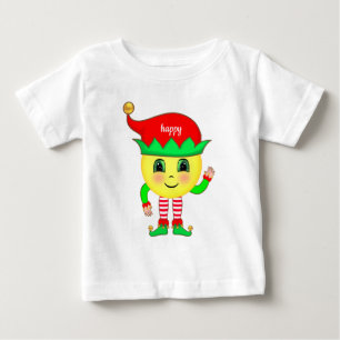 Cute baby elf happy face T-Shirt