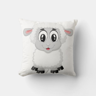 Cute Baby Farm Lamb Cushion