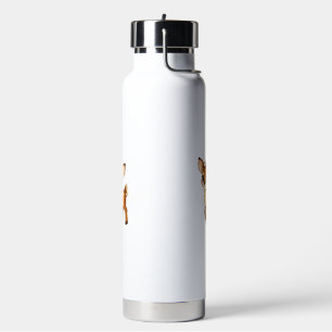 Cute Baby Fawn Cartoon Woodland Deer Nursery Illus Water Bottle