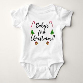 Cute Baby First Christmas Shirt