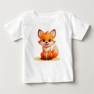 Cute Baby Fox – Adorable Kids T-Shirt Design