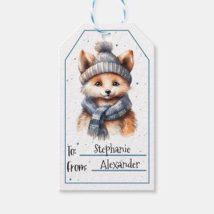 Cute Baby Fox Gift Tags