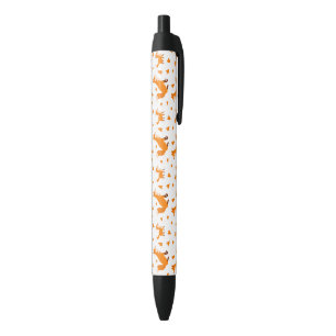Cute Baby Fox Happy Mothers Day Wild Animal Black Ink Pen