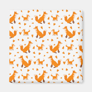 Cute Baby Fox Happy Mothers Day Wild Animal Magnet