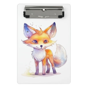 Cute Baby Fox Mini Clipboard