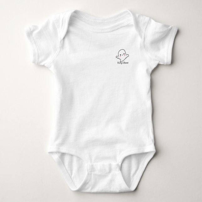 Cute baby ghost  bodysuit (Front)