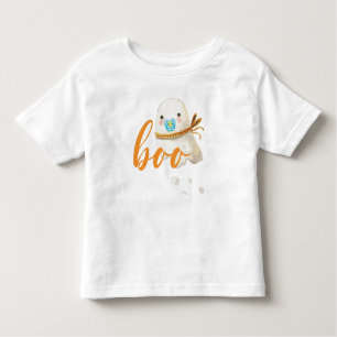 Cute Baby Ghost Pacifier Scarf Boo  Toddler T-Shirt