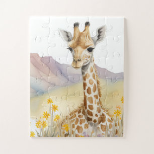 Cute Baby Giraffe Jigsaw Puzzle