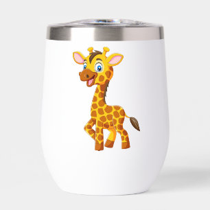 Cute Baby Giraffe Smiling Cartoon-35280