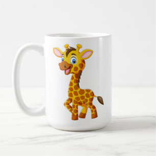 Cute Baby Giraffe Smiling Cartoon-35280 Coffee Mug