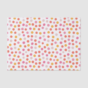 Cute Baby Girl Confetti Baby Shower Tissue Paper