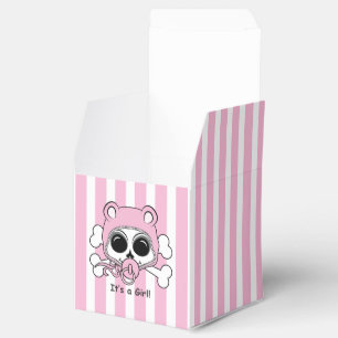 Cute Baby Girl Skull Favour Box