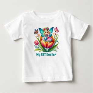 Cute baby girls fairy first Easter  T-Shirt