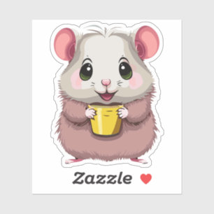 Cute Baby Hamster Cartoon Charactor
