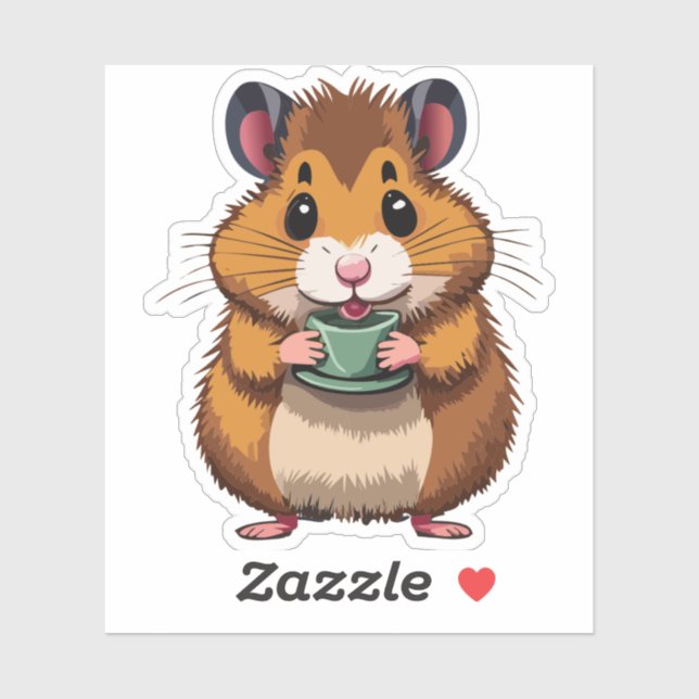 Cute Baby Hamster Cartoon Charactor (Sheet)