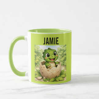 Cute Baby Hatchling Dinosaur Mug