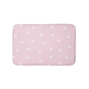 Cute baby heart bath mat