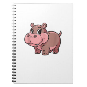 Cute Baby Hippo Moo Deng Tank Top_1 Notebook