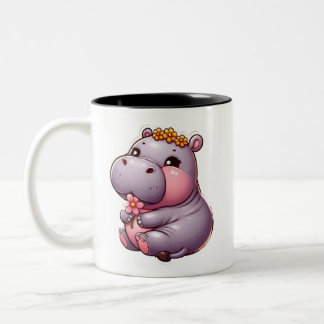 Cute Baby Hippo Mug