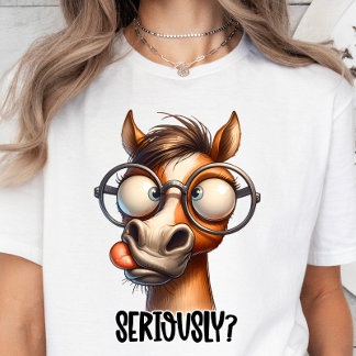 Cute Baby Horse, Funny Sarcasm Quote T-shirt