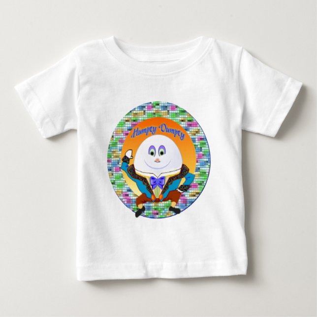 Cute baby humpty dumpty t-shirt (Front)