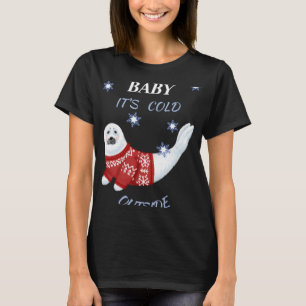 Cute Baby Its Cold Outside Winter Seal T Shirt 