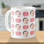 Cute Baby Kids Face Photo For Mum Coffee Mug<br><div class="desc">The background needs to be transparent. Make sure the photo is cropped tightly to the object/face. If you have any problem cropping your photo, i can do it for you. Before placing an order, you have to send your photo to my message or email at ayokholid@gmail.com, and i will send...</div>
