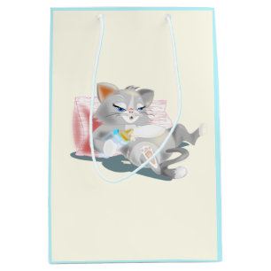 Cute Baby Kitty Medium Gift Bag