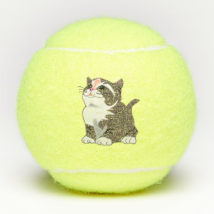Cute Baby Kitty - Sweet - Painting Tennis Balls