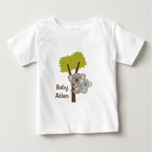Cute Baby Koala Bear and Mummy For Babies T-Shirt