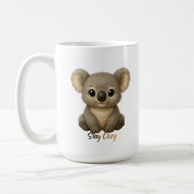 Cute Baby Koala Coffee Mug (Left)