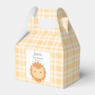 Cute Baby Lion Cub Jungle Animal Boy Baby Shower Favour Box