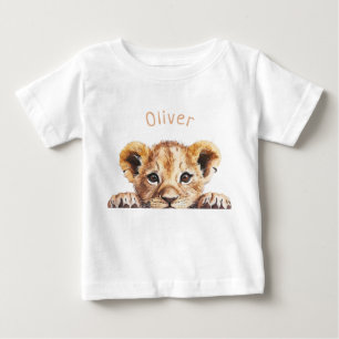 Cute Baby Lion Personalised  T-Shirt