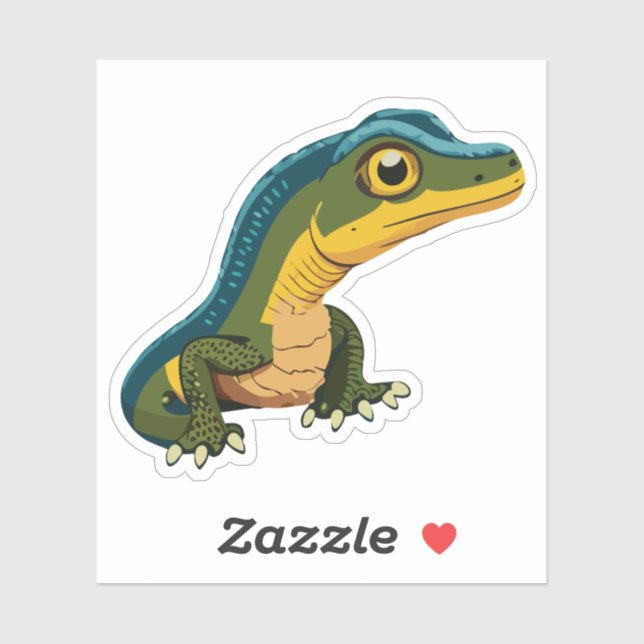 Cute Baby Lizard Cartoon Charactor (Sheet)