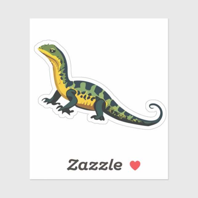 Cute Baby Lizard Cartoon Charactor (Sheet)